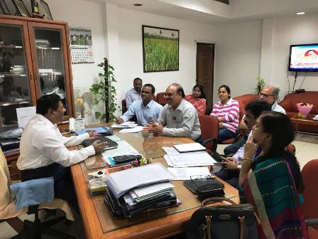 Principal Secretary Agriculture Department conducted meeting on Garbage Disposal Mechanism and conversion