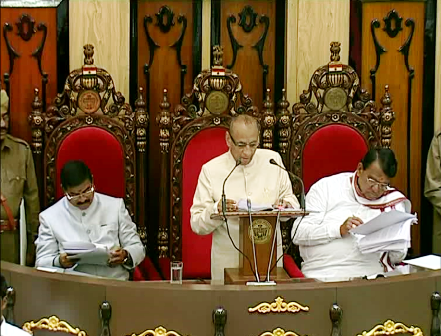 Hon'ble Governor E.S.L. Narasimhan addressed Joint session of Telangana Legislative Council & Telangana Legislative Assembly