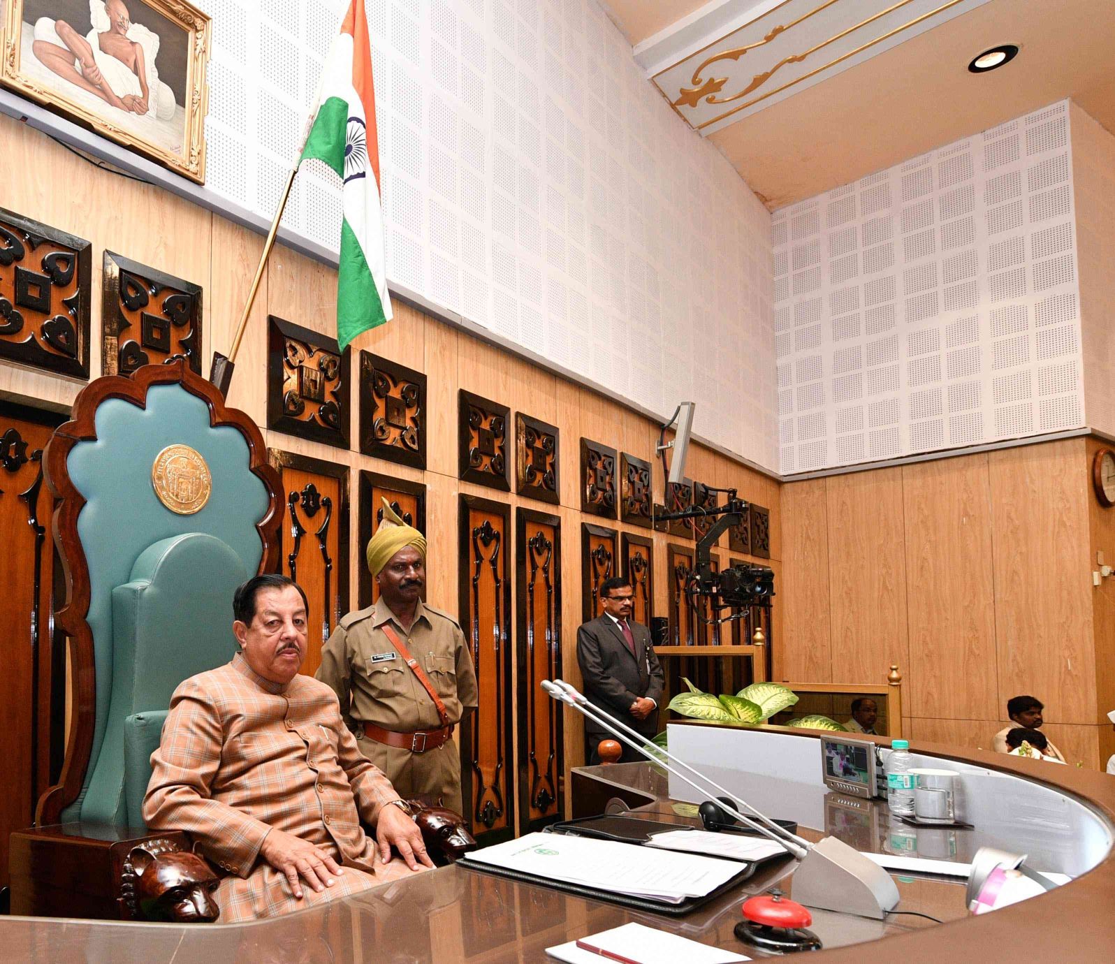 Photos of Telangana MLAs Take Oath in Assembly