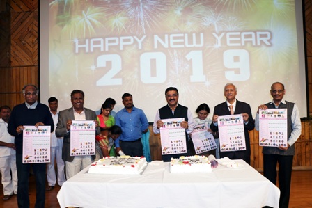 “New Year 2019 Celebrated at Dr MCR HRD Institute with Gaiety and Fervour”