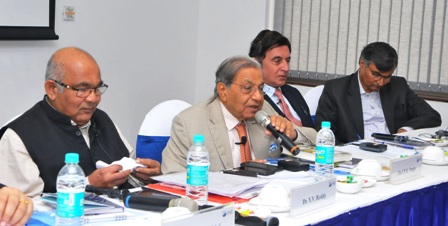 15th Finance Commission Chairman N.K.Singh & Members Interacting with Economists at ISB, Gachibowli