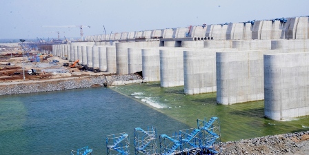 15th Finance Commission visiting Medigadda Barrage Photos