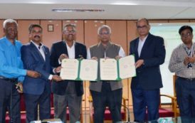 PJTSAU - Signing of MoU and Lecture on Re Engineering of Irrigation Projects