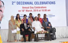 Vice President of India Attends 2nd Decennial Celebrations of Sarojini Naidu Vanita Pharmacy Maha Vidyalaya