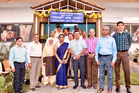 An Integrated AYUSH Clinic Opened at Dr MCR HRD Institute