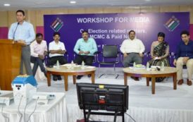 Chief Electoral Officer, Telangana Participated Workshop to Media Persons