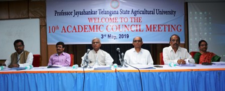 PJTSAU: 10th Academic Council Meeting of the University