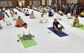 International Day of Yoga 2019 Celebrations Held at Raj Bhavan