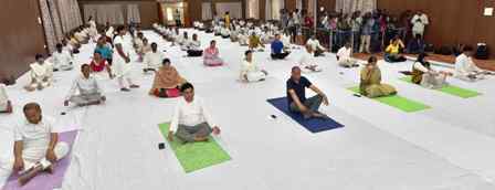 International Day of Yoga 2019 Celebrations Held at Raj Bhavan