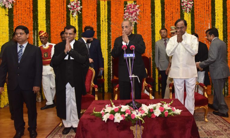 new-chief-justice-of-telangana-high-court-takes-oath-overseas-news