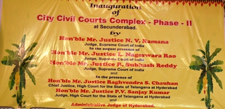 City Civil Court Complex-Phase-II Inauguration at Secunderabad