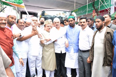 Haj Committee Organizes Flagging-Off Ceremony for Haj Pilgrims at Hyderabad