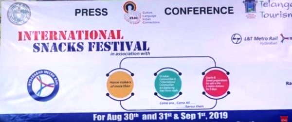 3 Days International Snacks Festival at Four Metro Station in Hyderabad