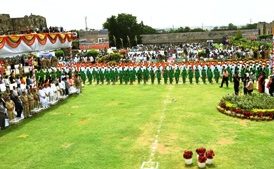 73rd Independence Day Celebrations at Golconda Fort in Hyderabad