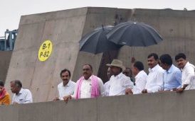 Telangana CM KCR Visits to Kaleshwaram Project