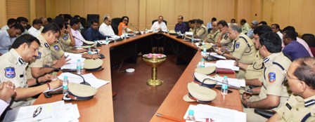 Hon’ble Minister for Home Review on Home Department Budget