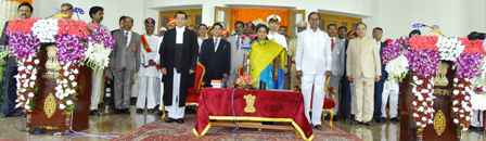 Hon'ble Governor of Telangana's Swearing in ceremony at Raj Bhavan