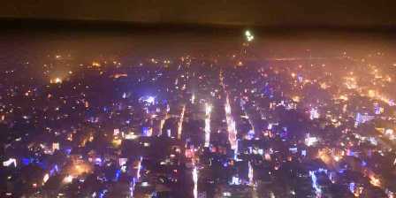 Air Pollution due to Diwali celebrations in Hyderabad City