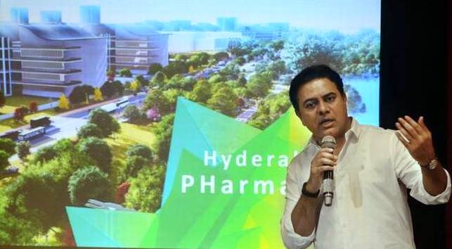 Minister KTR Requests Centre to Provide Financial Assistance to Hyderabad Pharma City