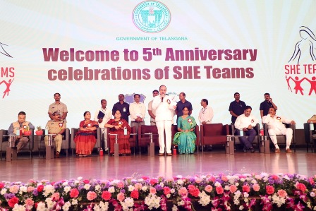 SHE TEAMS COMPELTES ‘5’ YEARS IN THE SERVICE OF PROTECTION OF WOMEN