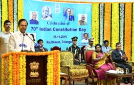 Celebration of 70th Indian Constitution Day at Raj Bhavan