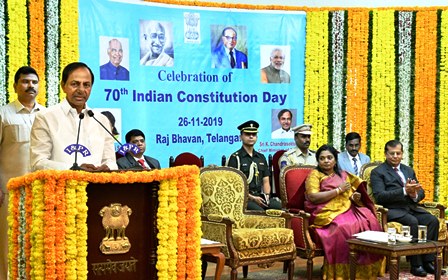 Celebration of 70th Indian Constitution Day at Raj Bhavan