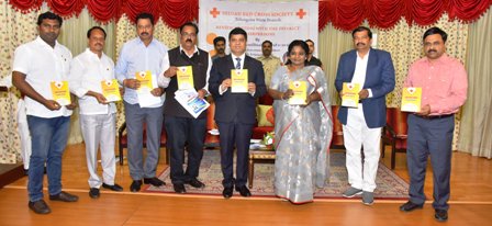 Hon’ble Governor Dr Tamilisai Soundararajan at IRCS Review Meeting at Raj Bhavan