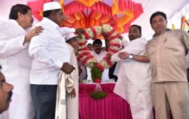 Minister for Animal Husbandry Inaugurated Sanathnagar Reservoir