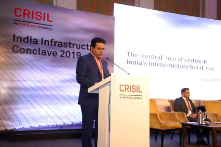 Minister for MA&UD Participated in CRISIL India Infrastructure Conclave – 2019