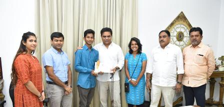 Minister KTR Appreciated Young Innovator Ashok, Assured help