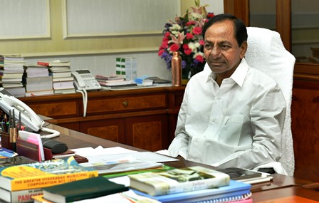 Chief Minister KCR Inspected Ongoing Works of Police Command & Control center