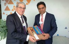 Minister KTR Held Series of Bilateral Meetings with Industry Heads in Davos