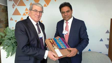 Minister KTR Held Series of Bilateral Meetings with Industry Heads in Davos