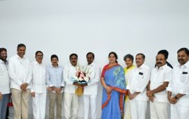On the New Year’s Day, Several Prominent Personalities Called on CM KCR at Pragati Bhavan