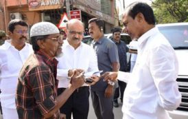 CM KCR Came to Rescue of an Old Aged Person with Disability